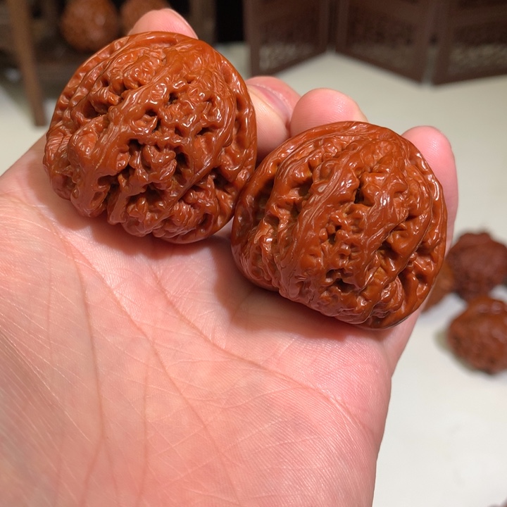 文玩核桃把件粗筋15.40