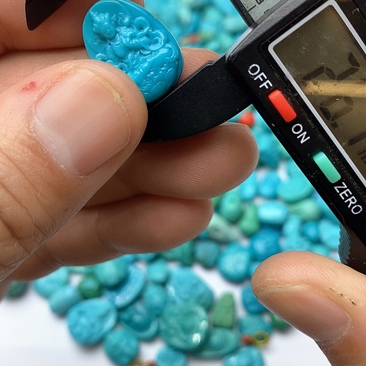 绿松石珠宝奇石未镶嵌