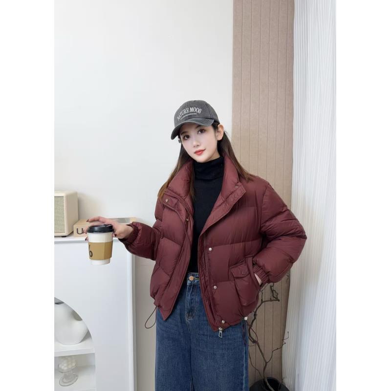 HFG8808（聚水潭）插肩袖常规款拼接保暖休闲时尚百搭女士外套