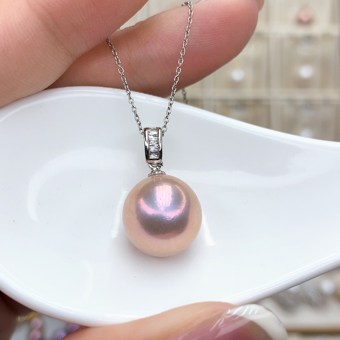 淡水珍珠合金颈饰