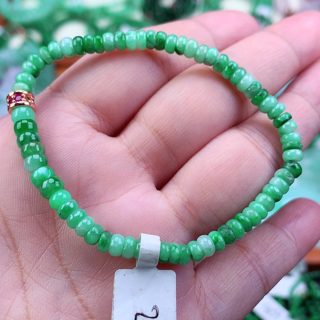 未镶嵌手链翡翠手串