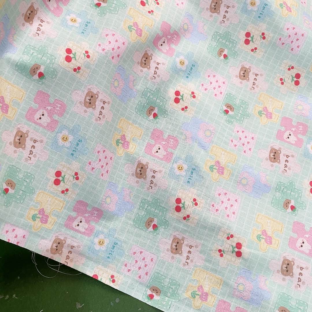 一米价纯棉平布1.1米宽果子布艺1.29