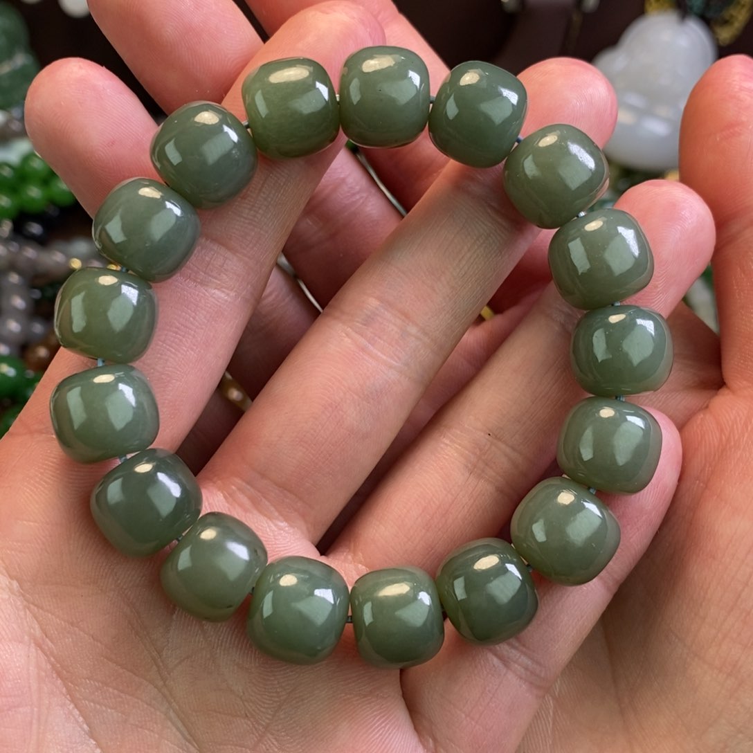 和田玉手链未镶嵌