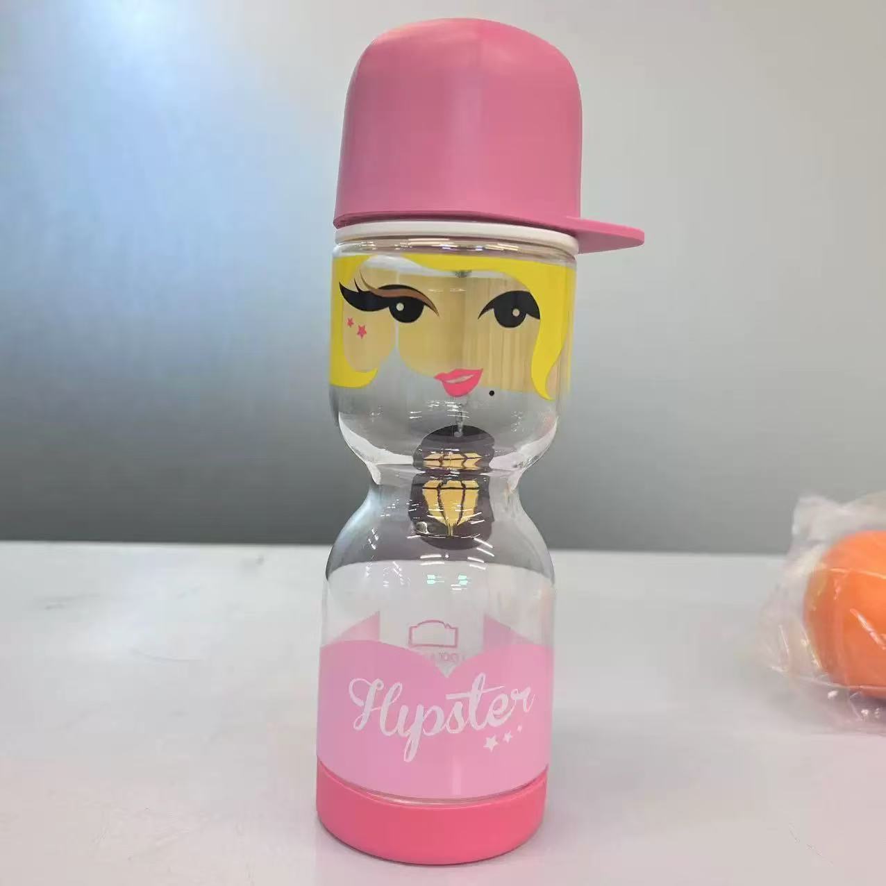 1028/50-301/15-8  卡通水杯简约可爱带提绳