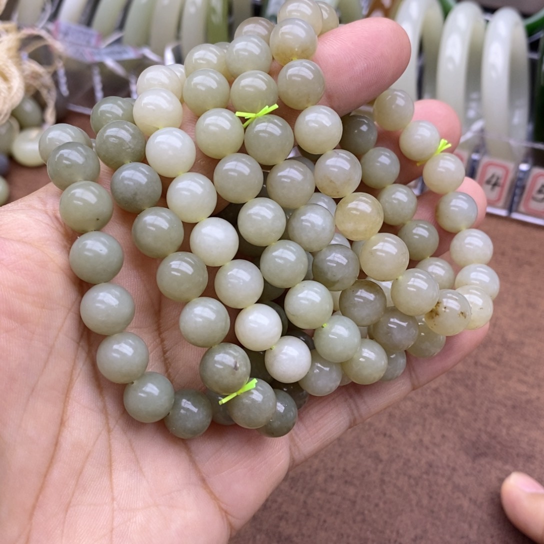 手串未镶嵌和田玉卡10