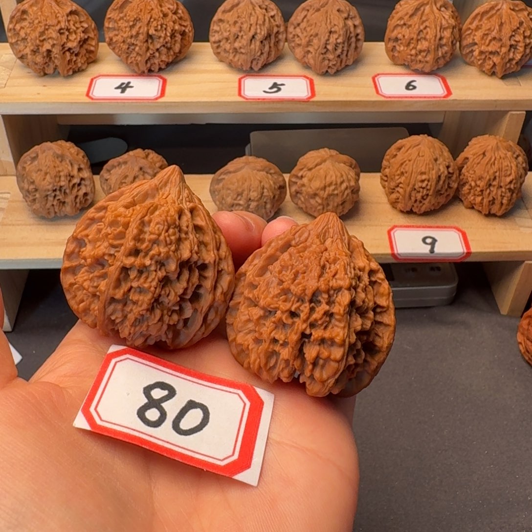 把件文玩核桃全品44尺满天星
