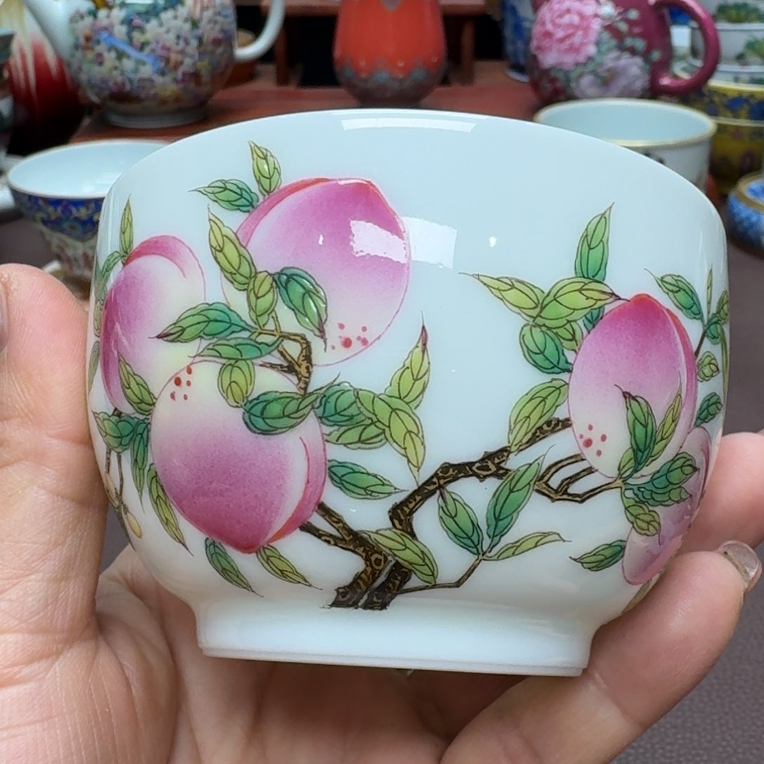 瓷片景德镇仿古手工制作精品展示