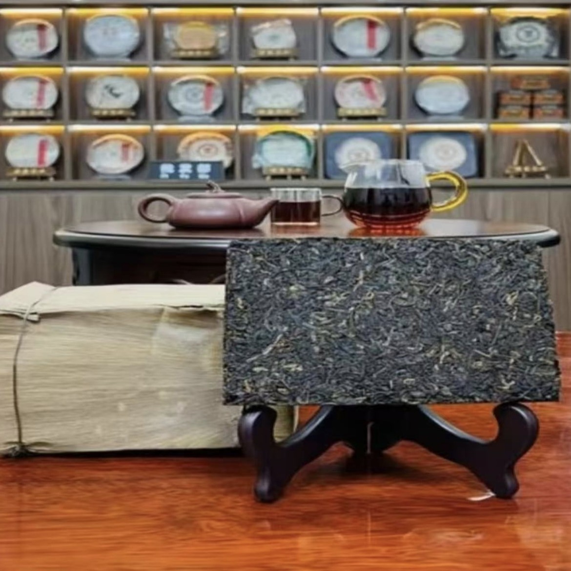 云南茶叶普洱熟茶砖云南普洱熟茶1000克