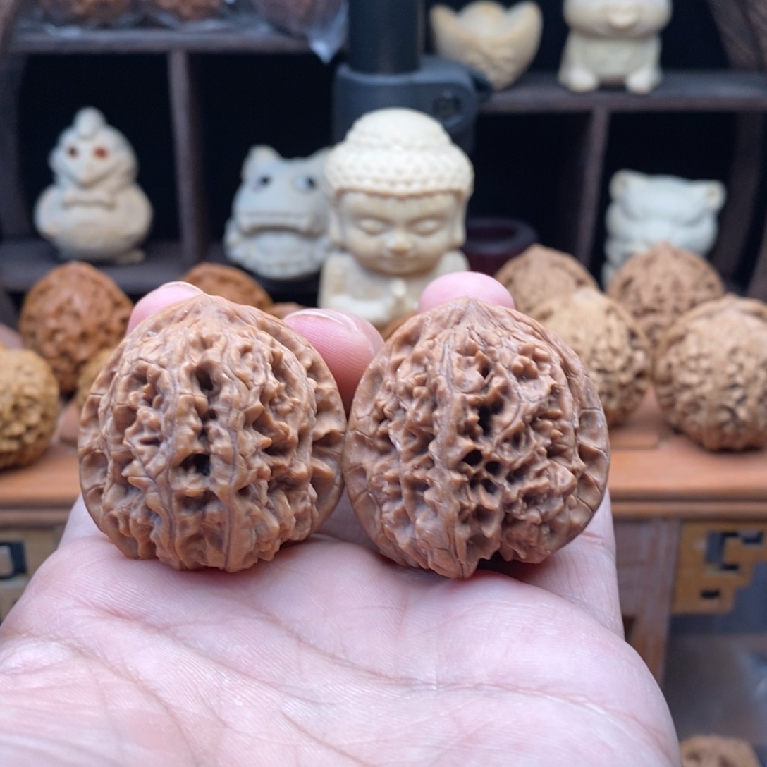 把件文玩核桃37狂野秦岭野麻