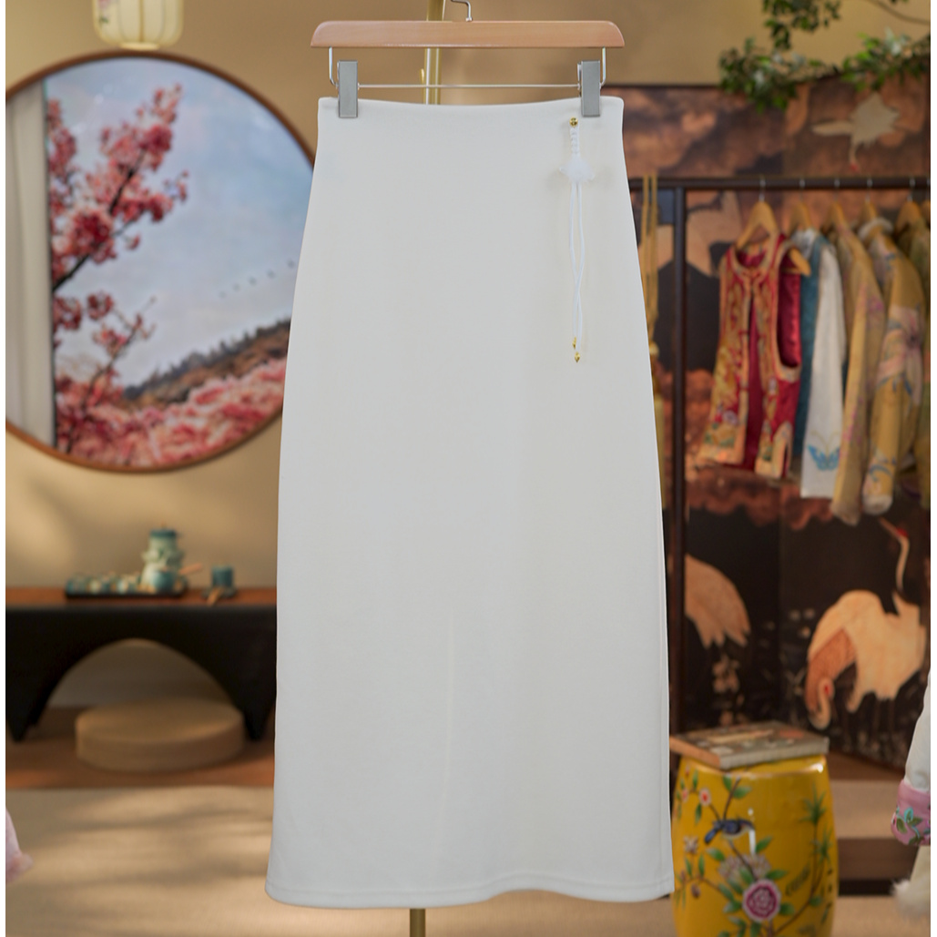 《窈窕淑女-半身裙》1066半裙显气质秋冬遮垮显瘦H型直筒显气质女士