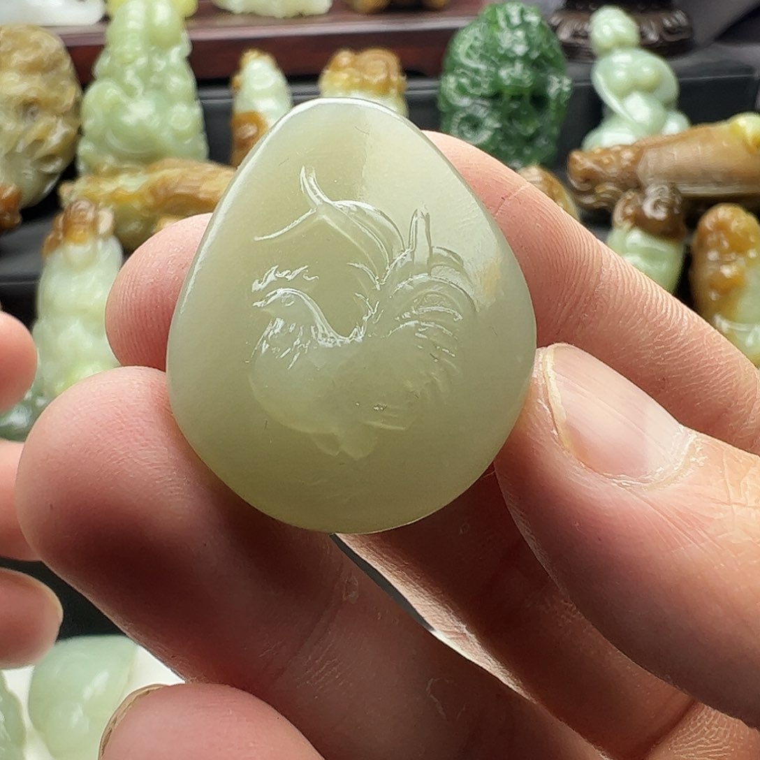 和田玉挂件未镶嵌