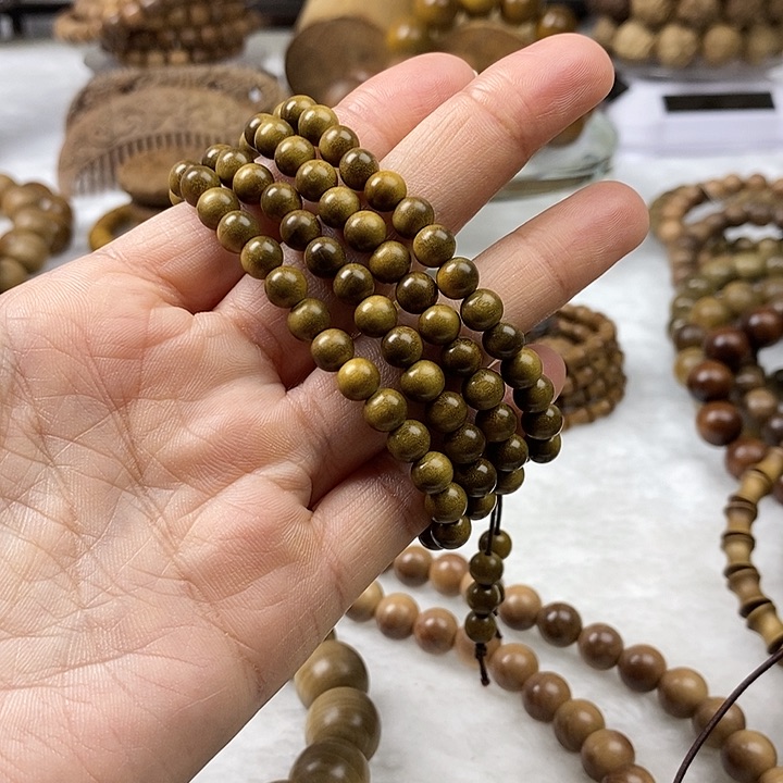 檀香木手串/手链奶香浓郁微瑕0.6/108