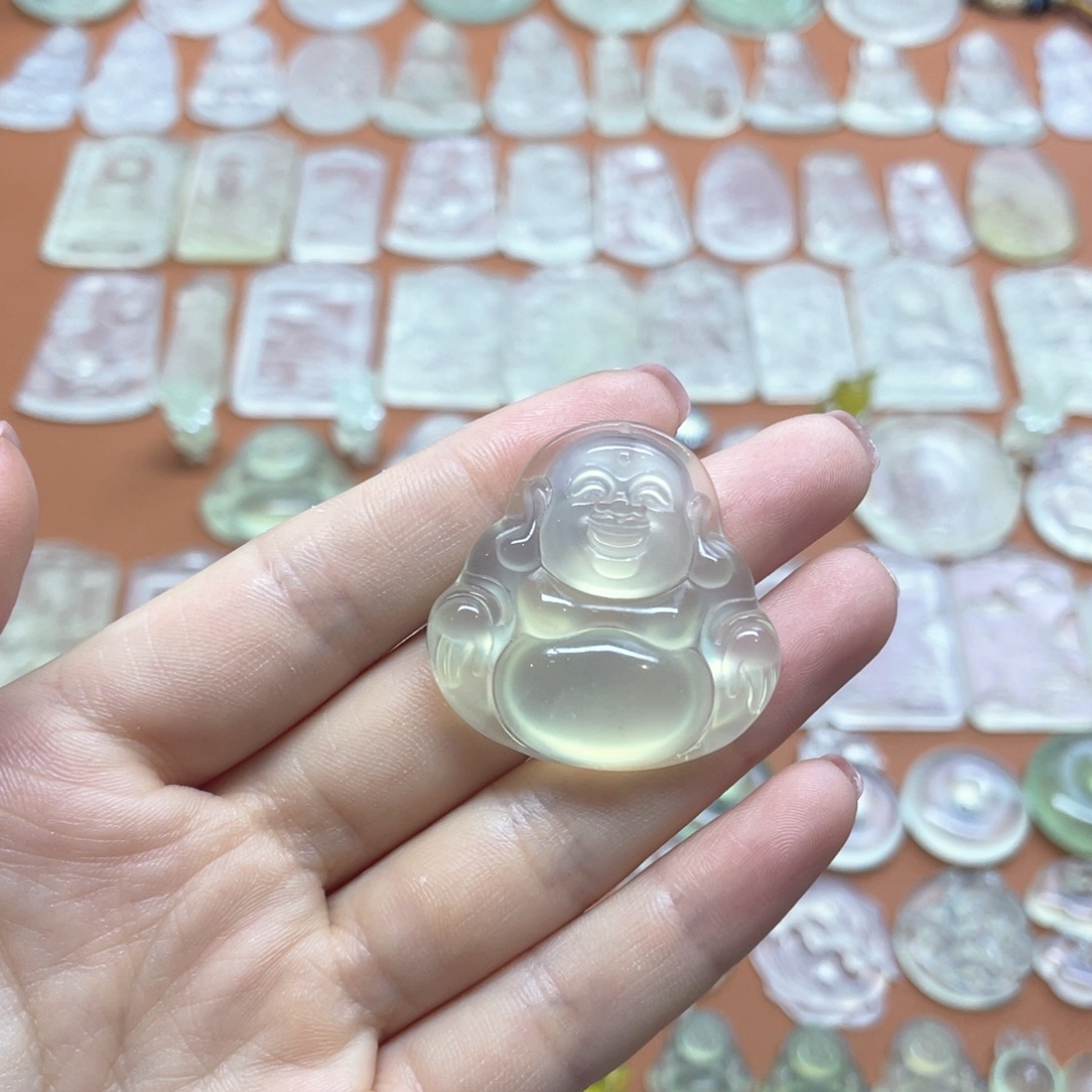 简***爱蛇纹石玉未镶嵌多样性随机发一