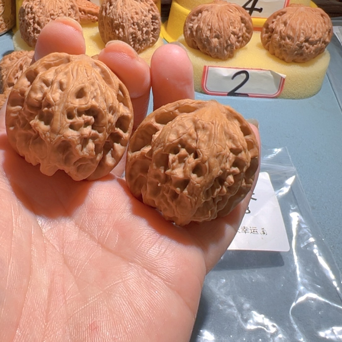 澄***澄把件文玩核桃野狼40