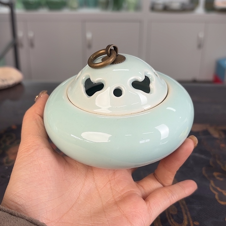 龙泉云间青瓷小米茶器