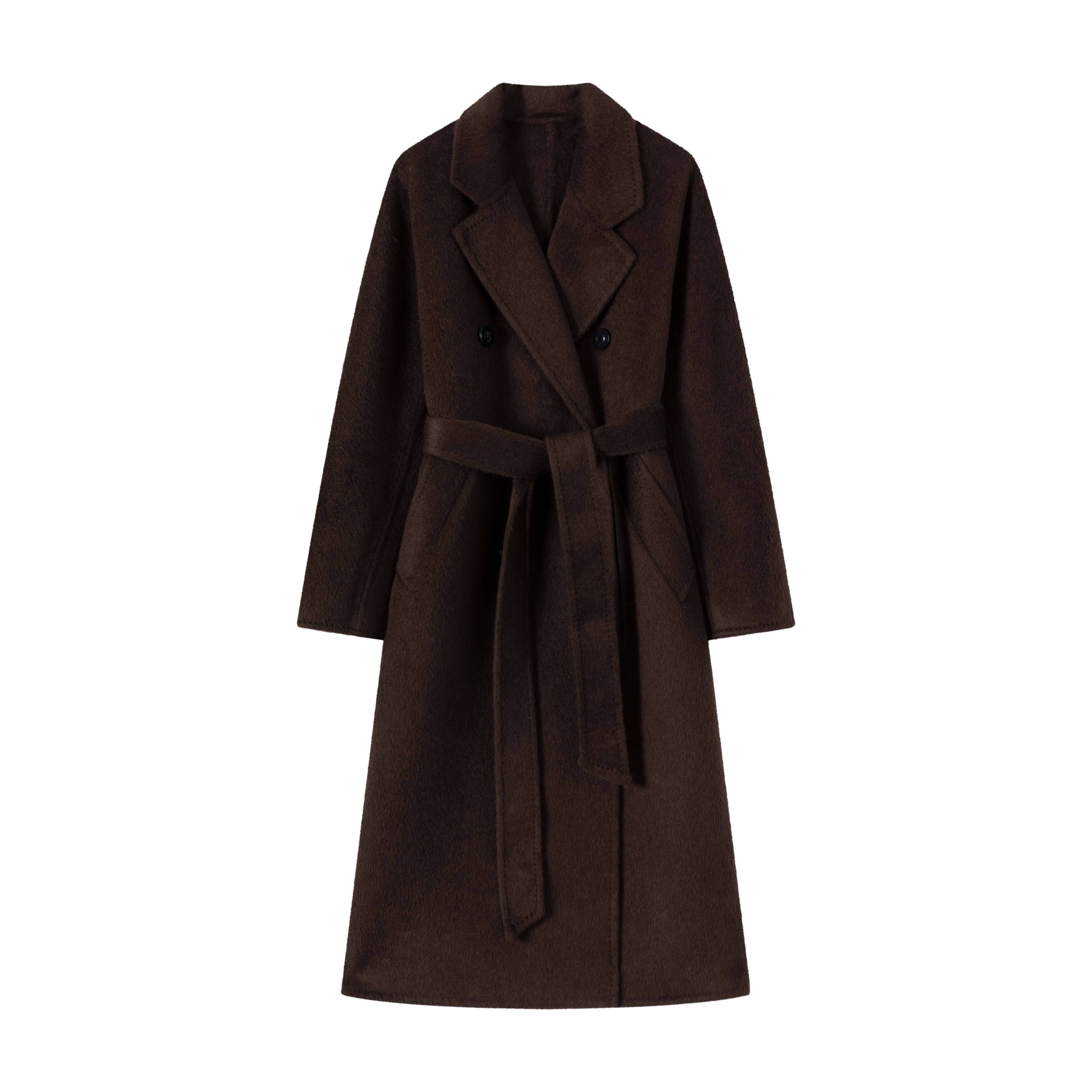 N°28 2025秋冬新款复古双排扣大衣女中长款8855A1D860