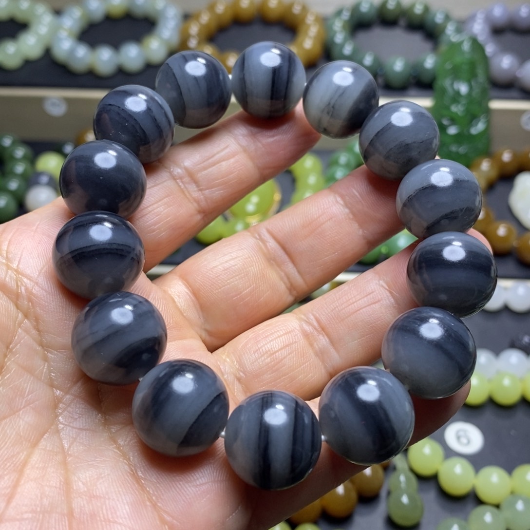 和田玉手串未镶嵌