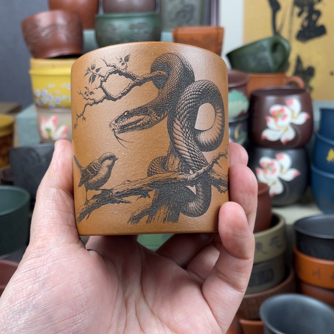 紫砂茶杯紫砂茶杯