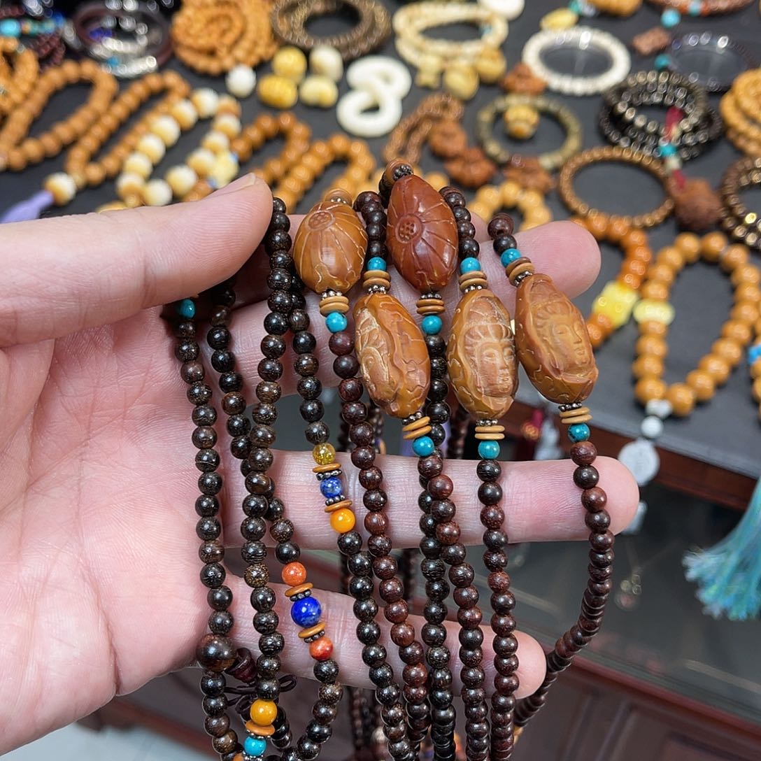 小叶紫檀手串/手链超级福利纯天然小叶紫檀长串