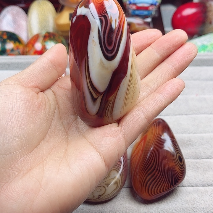 浮***萍玛瑙/玉髓未镶嵌珠宝奇石