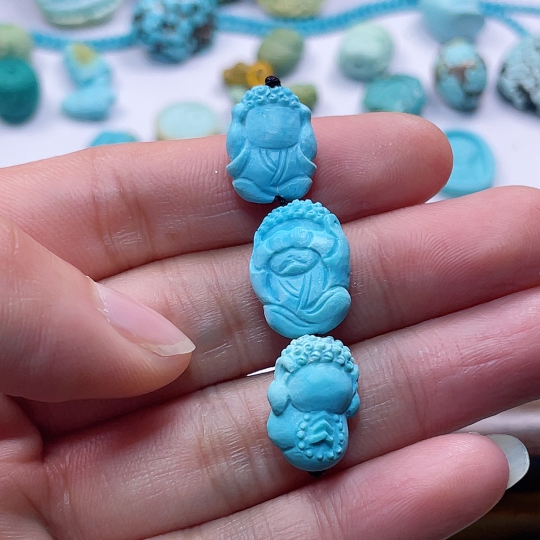 绿松石未镶嵌配饰