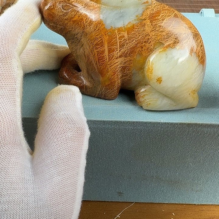 用***9和田玉未镶嵌挂件