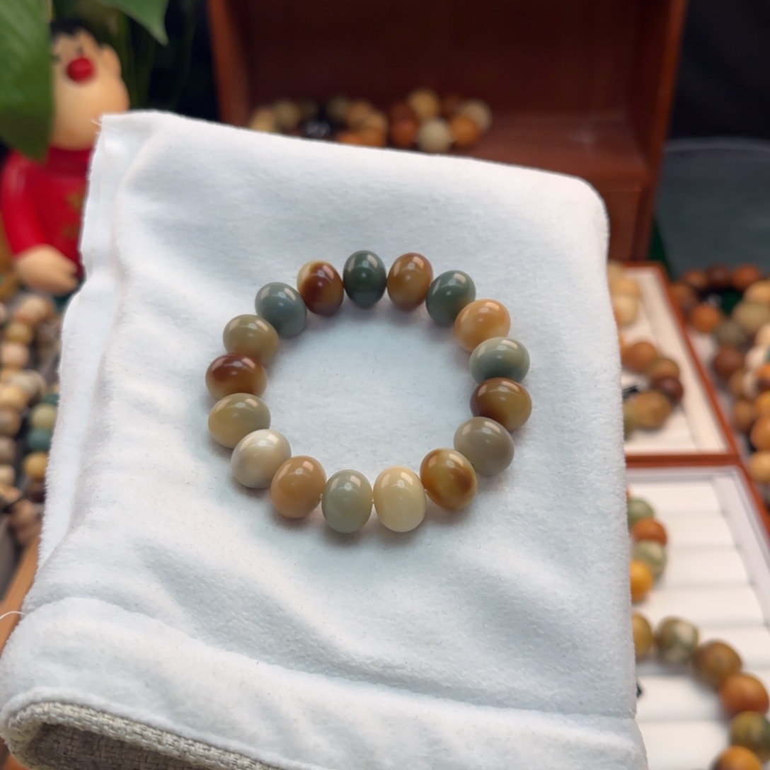 菩提根/象牙果手串卡15微瑕算盘