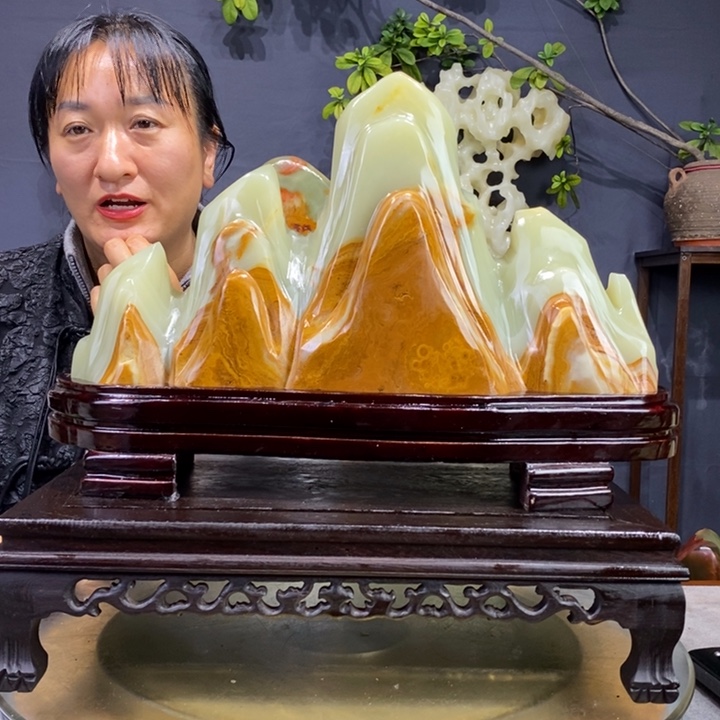 石材精品古青石摆件