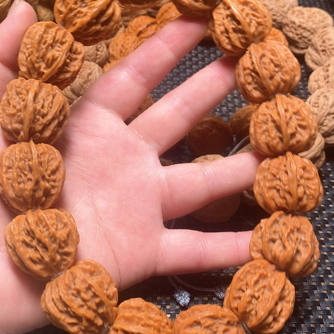 文玩核桃手串粗筋八棱手持