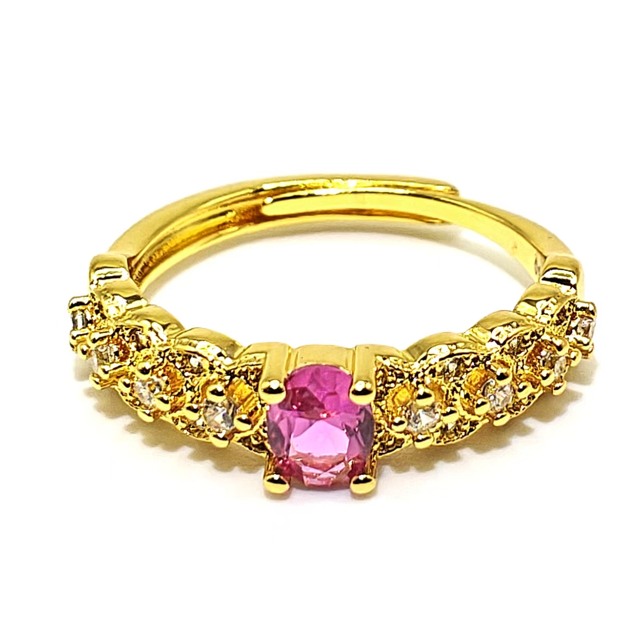  戒指【粉色】精致奢华气质款戒指DX-1313