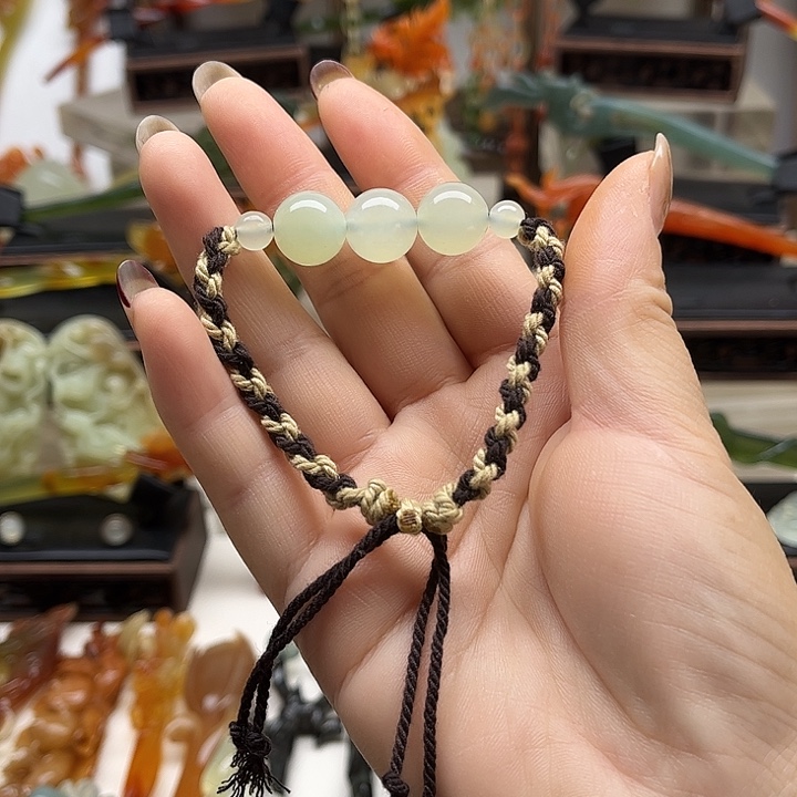 蛇纹石玉岫玉发簪未镶嵌