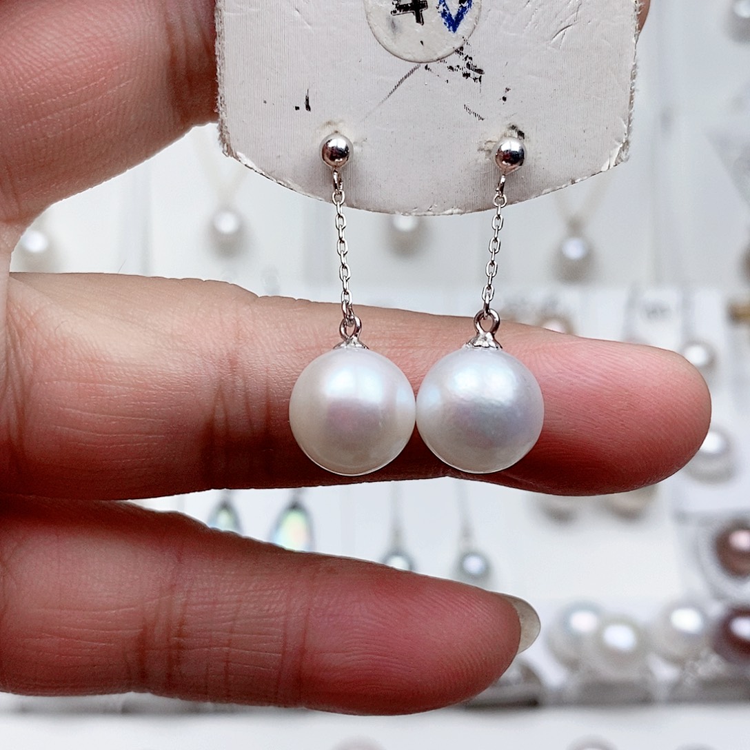 淡水珍珠颈饰银S925镶嵌013