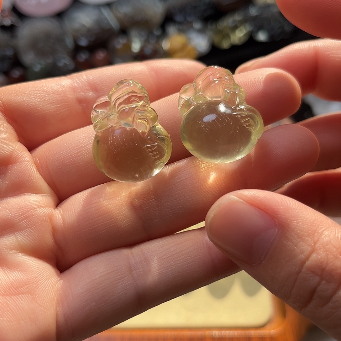 颈饰银S925镶嵌水晶黄水财神26