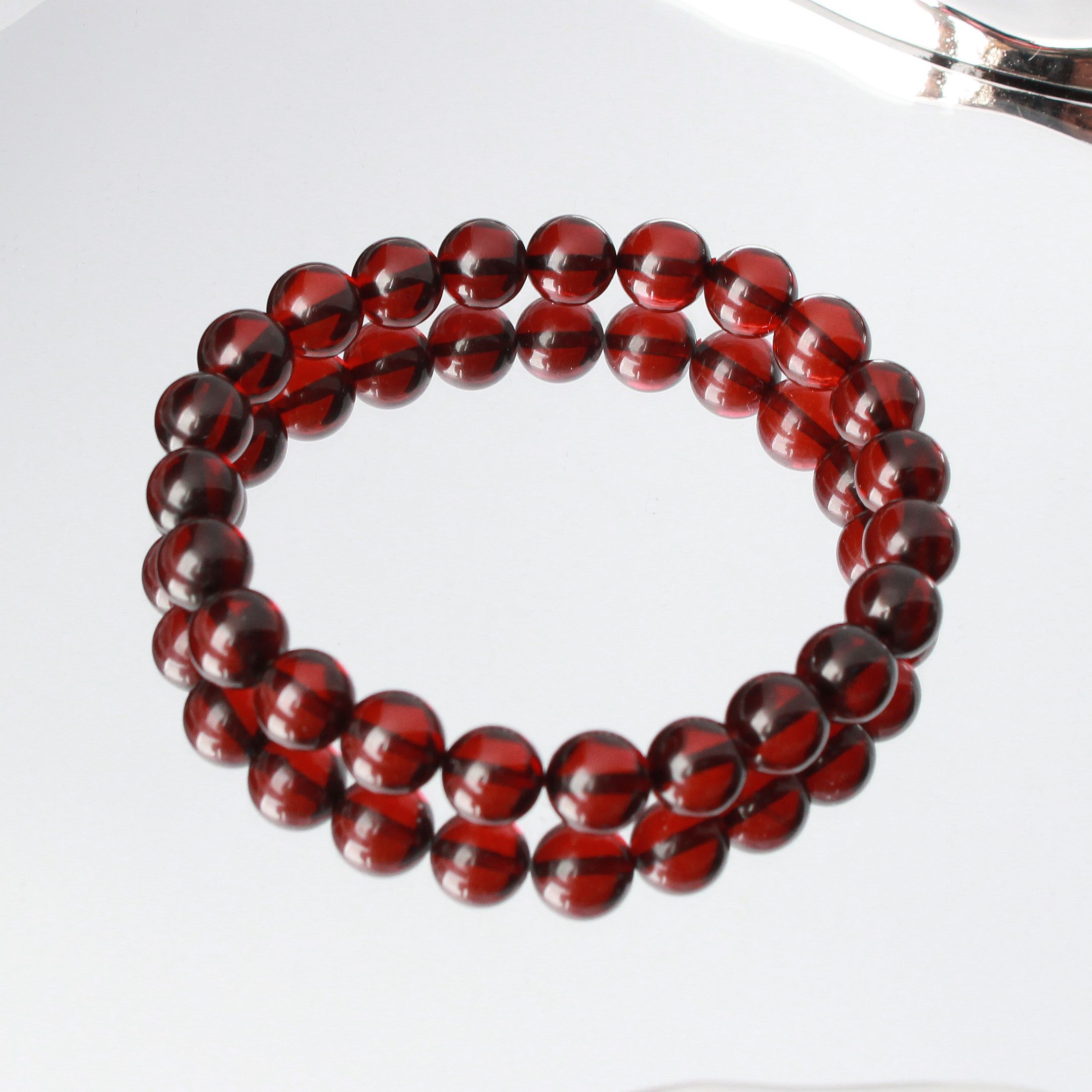 【书记晶选】250309血珀单圈手串8mm+时尚显白多样性发一件