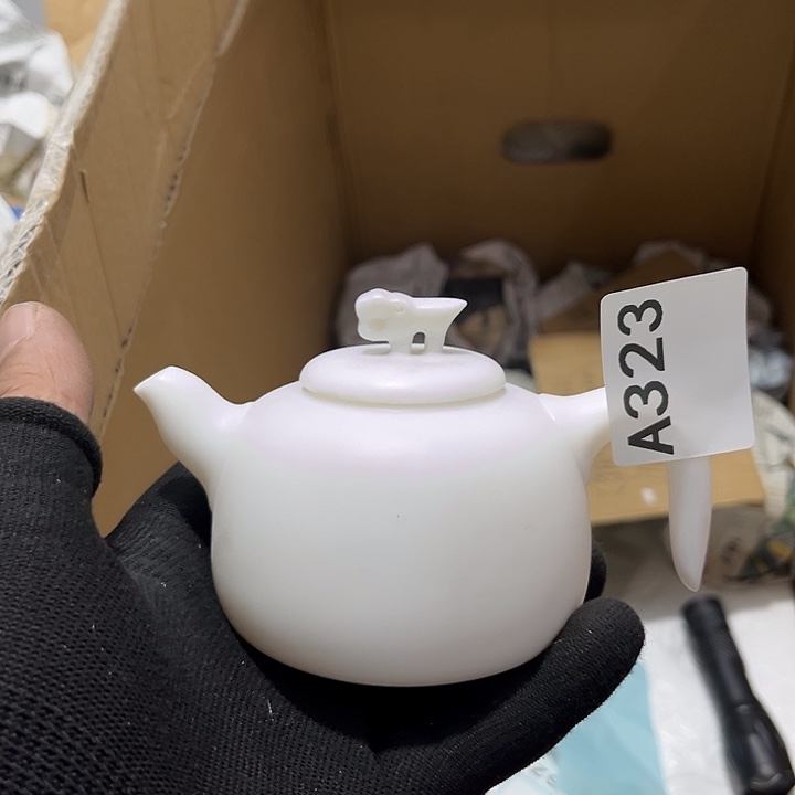 瓷片茶摆件工艺品摆件666