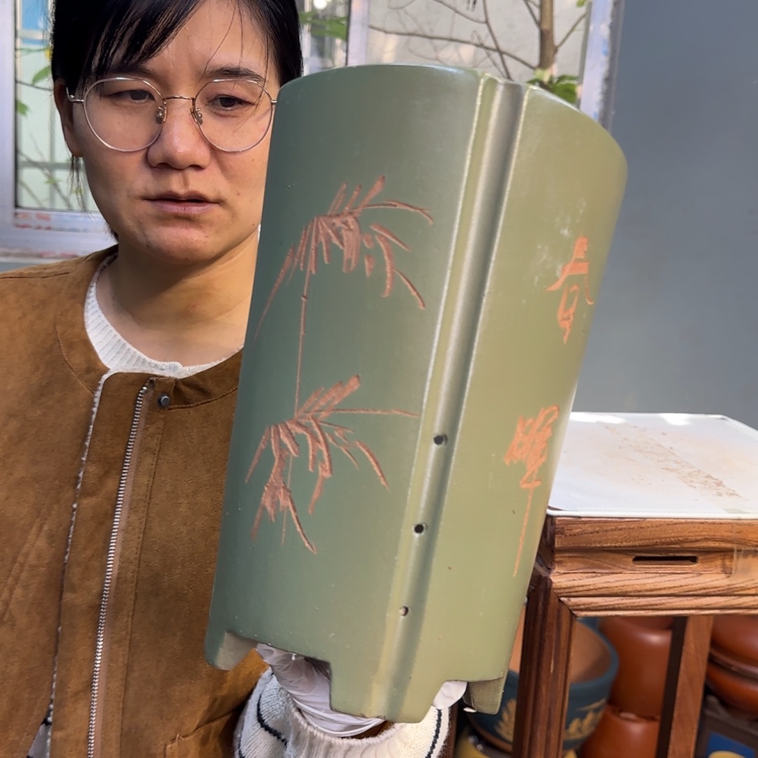 紫砂花盆紫砂口径16