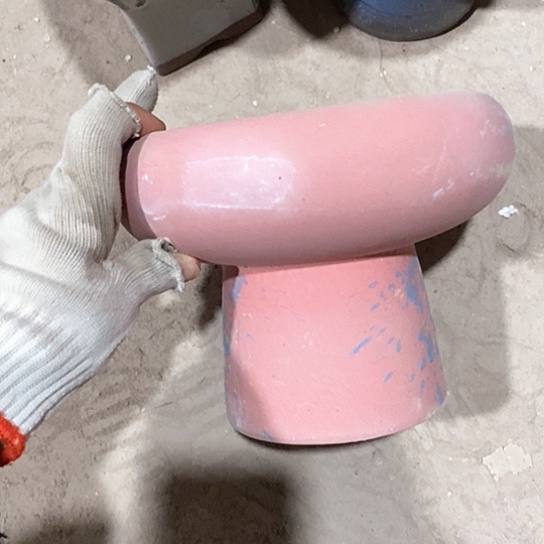 紫砂花盆瑕疵16高度16粉色