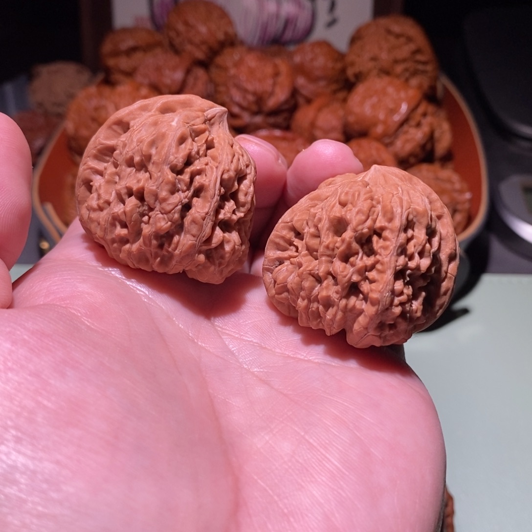 吊坠文玩核桃全品38凹底鹰嘴11123