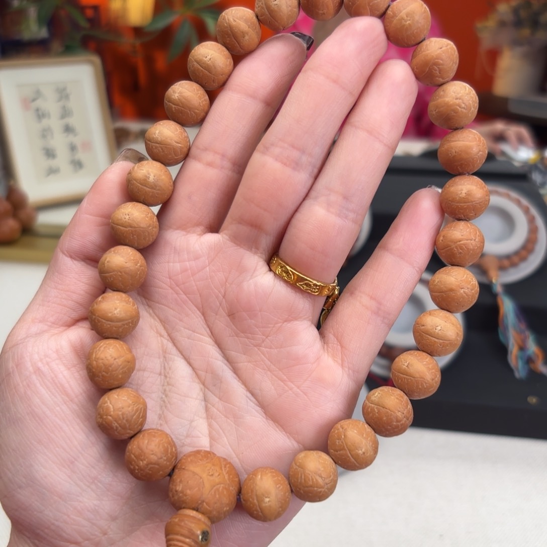 凤眼菩提吊坠12加手持27颗足球圆