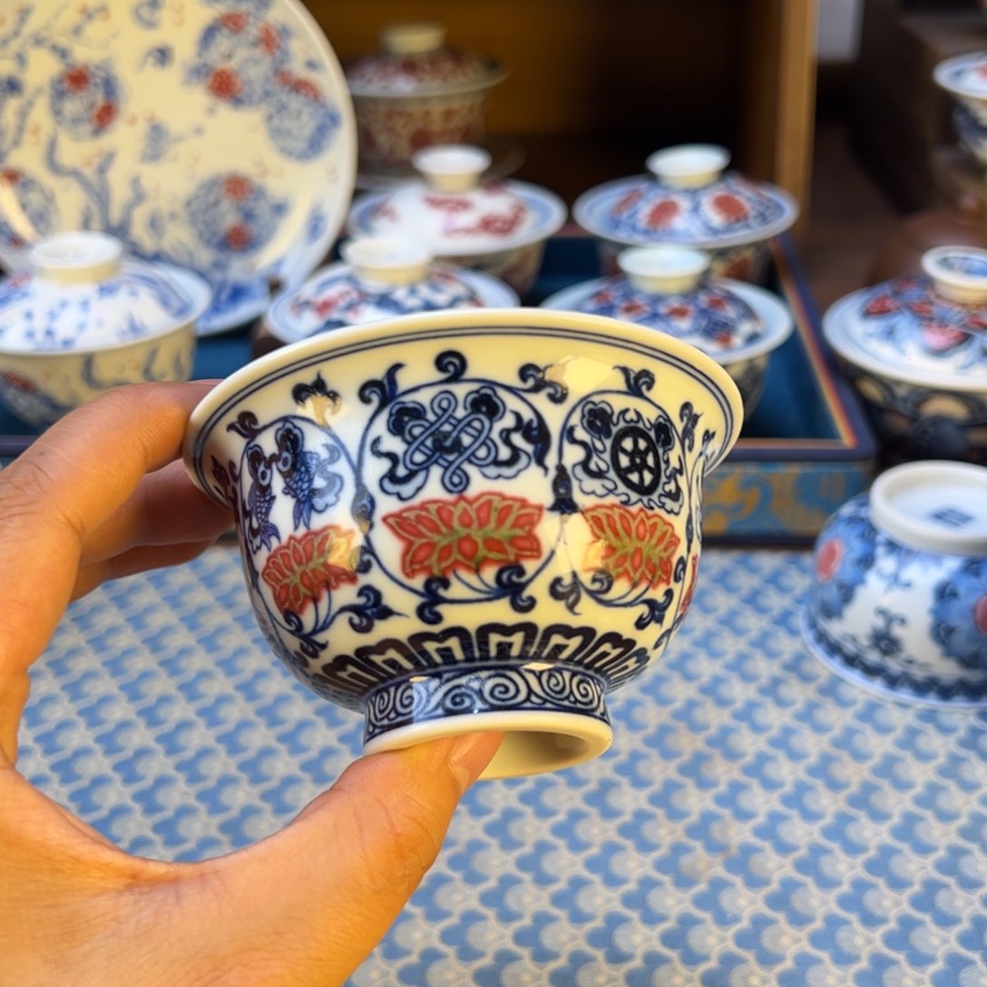 盖碗景德镇茶器百宝箱