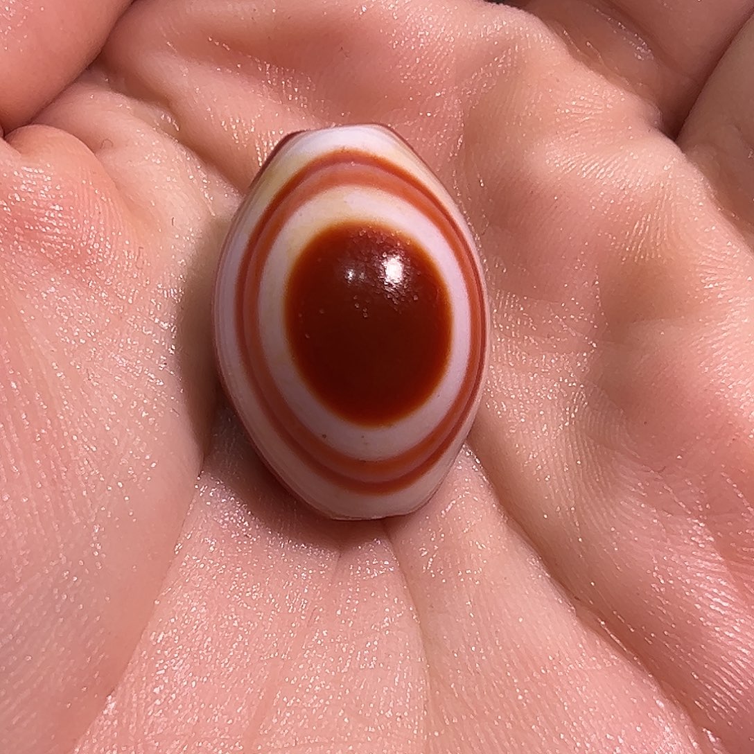 独***头玛瑙/玉髓未镶嵌单珠