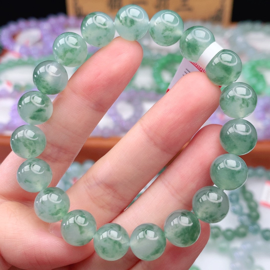 翡翠手链未镶嵌翡翠10mm