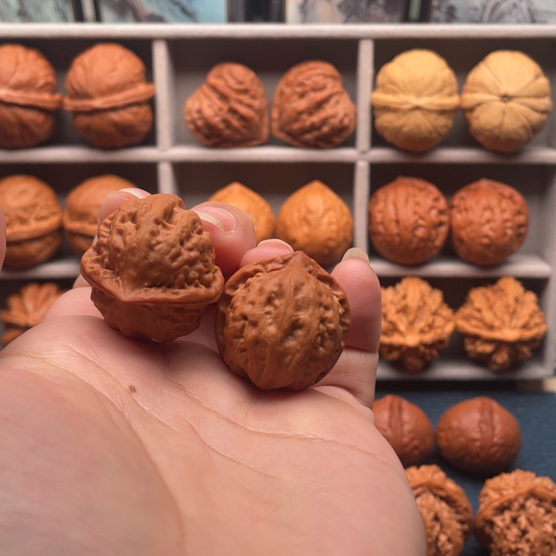 把件文玩核桃龙脊