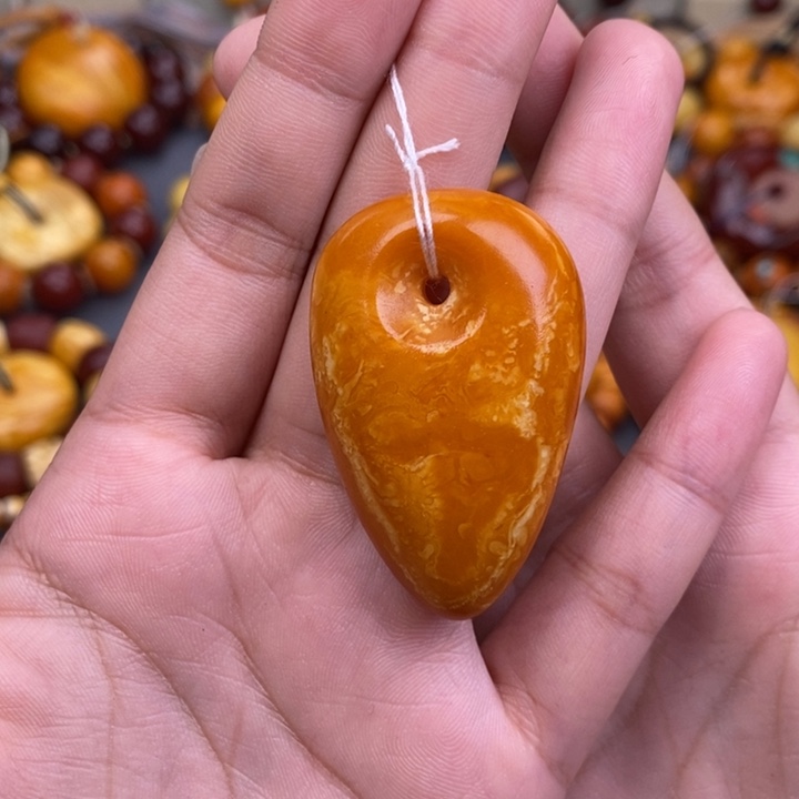 蜜蜡未镶嵌裸石蜜蜡L