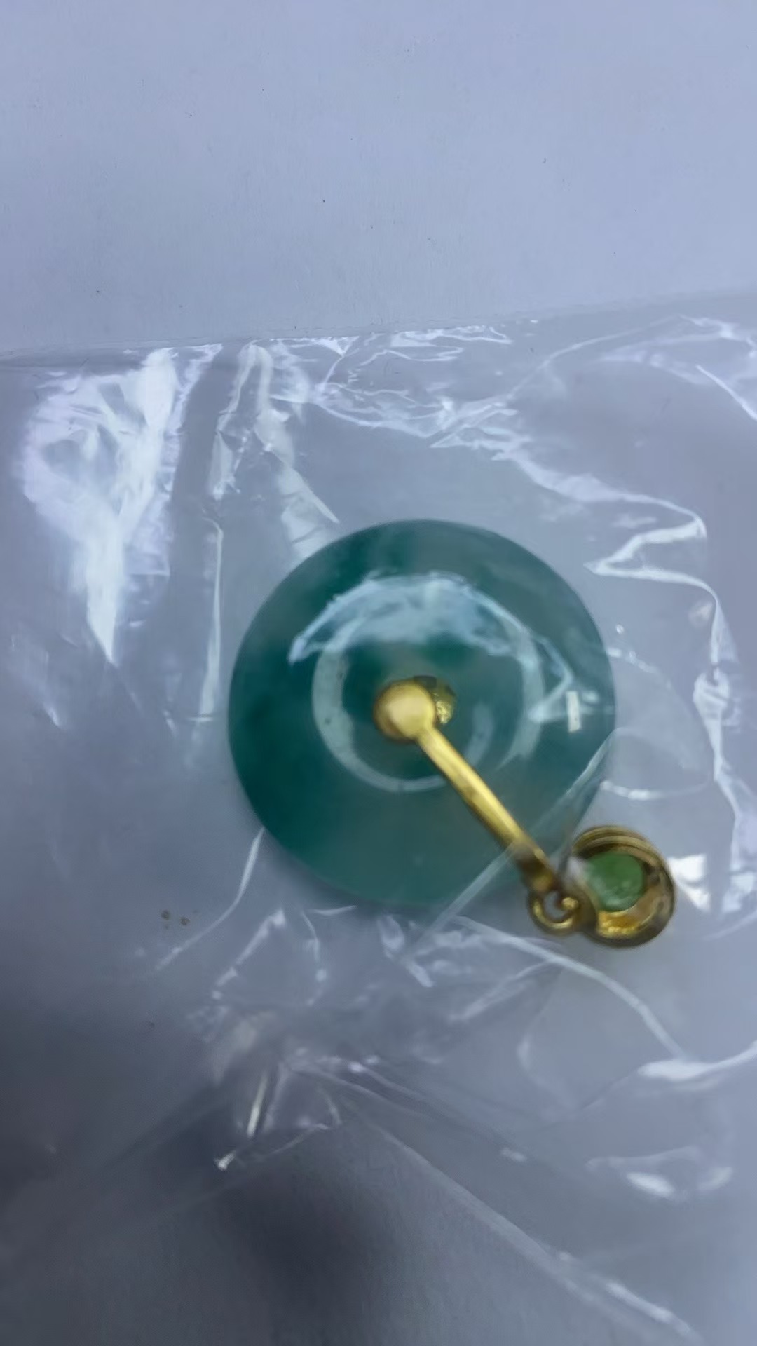 YY45【邂逅翡翠高冰吊坠，冰透绿意，开启浪漫时光】