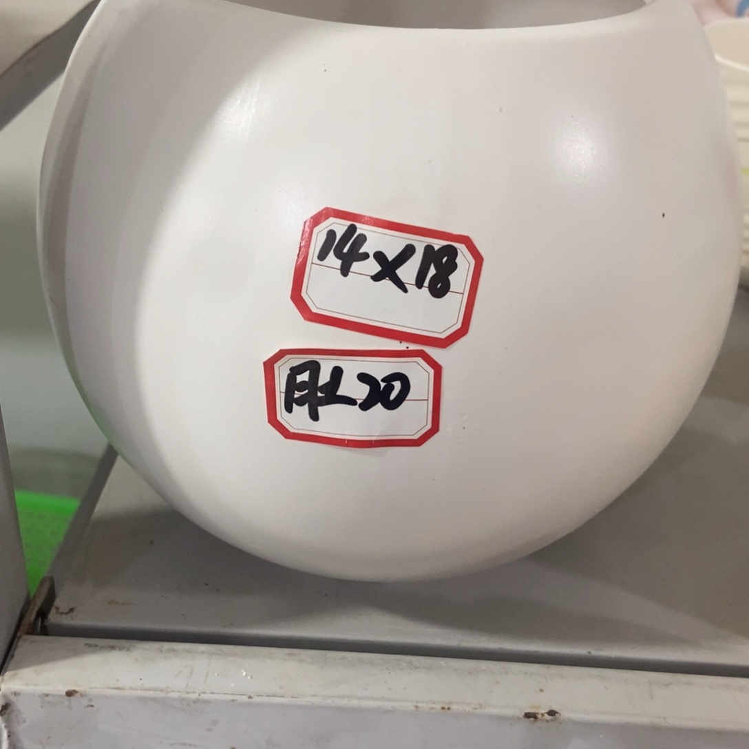 红陶微瑕高温陶瓷花盆