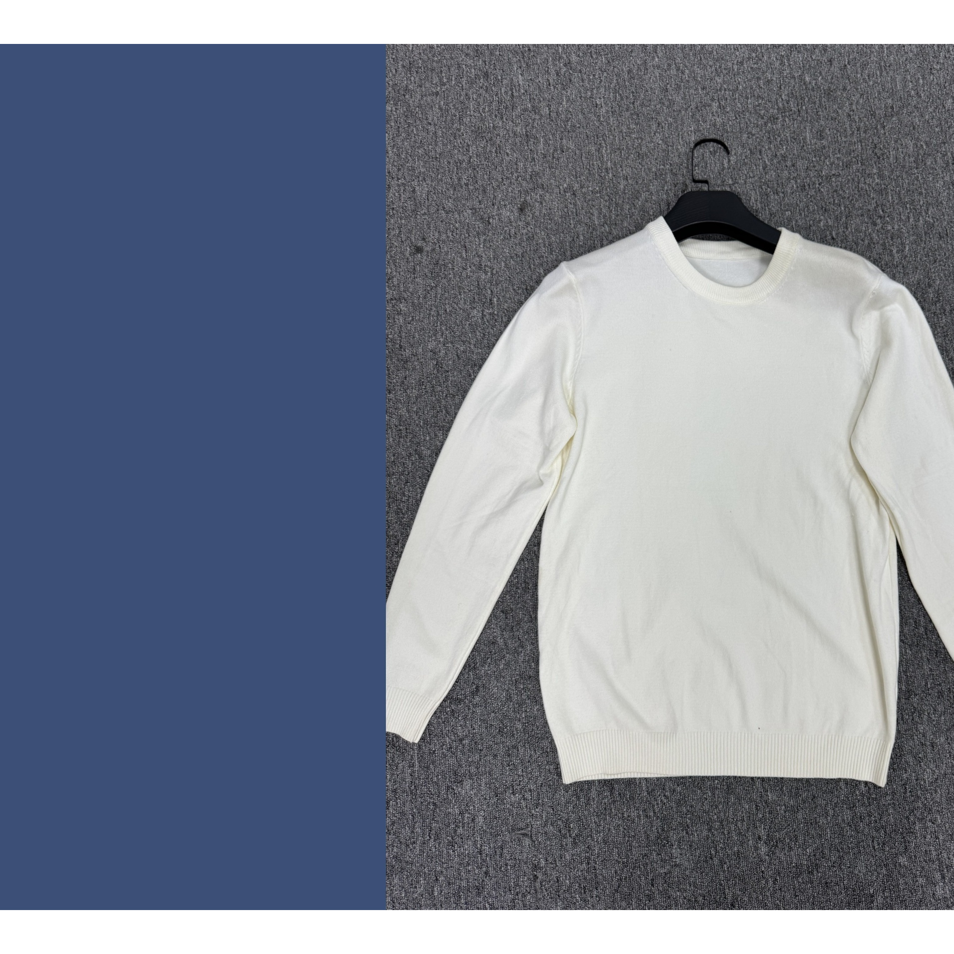 【痞老板】P 斜纹牛仔裤毛衣