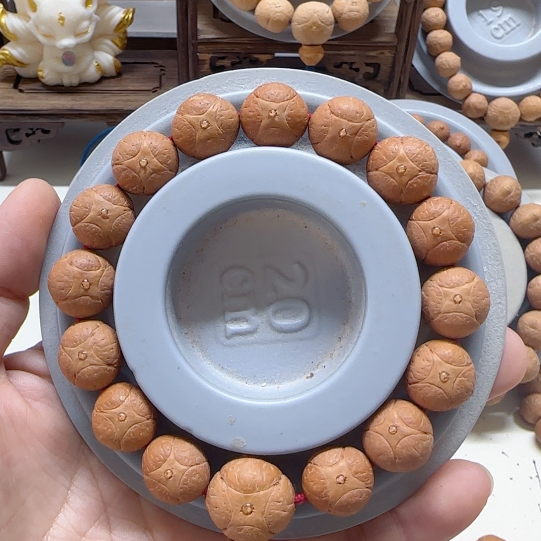 妫***力凤眼菩提手串15mm麒麟0@533