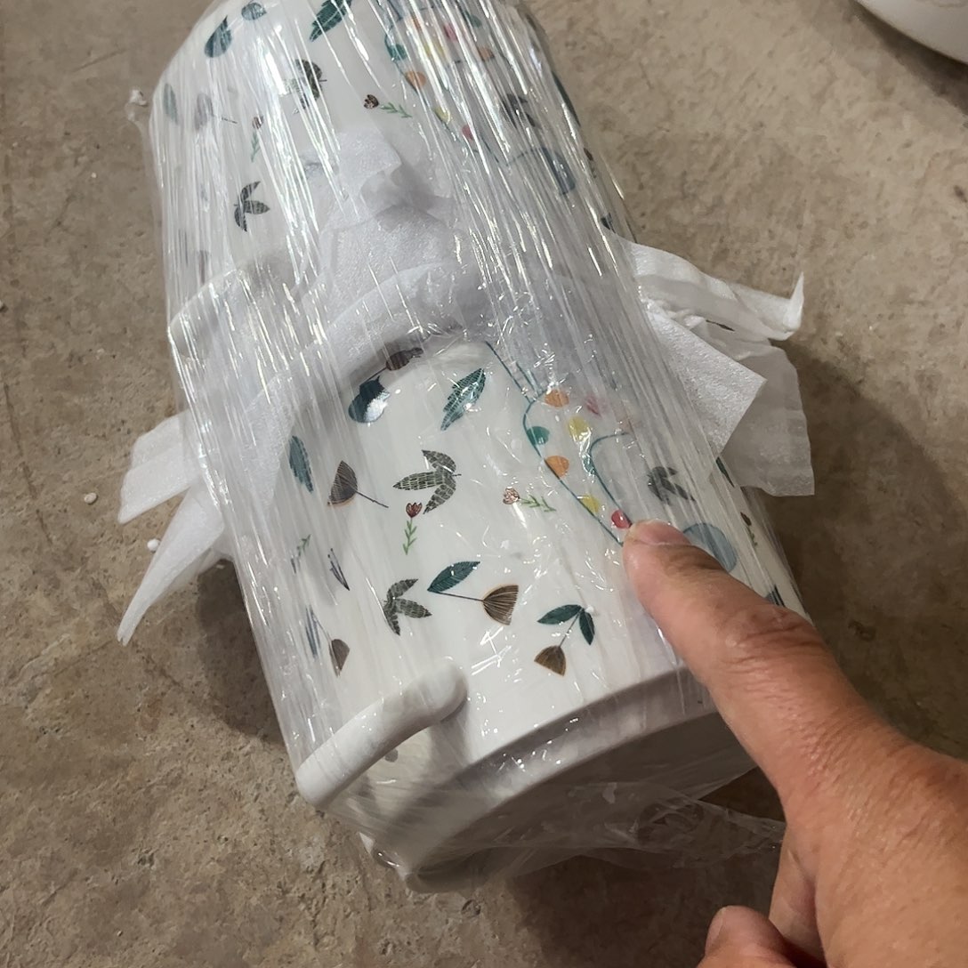 瓷片炖盅二个无盖微信