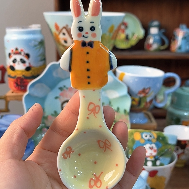 陶景德镇釉下手绘陶瓷 